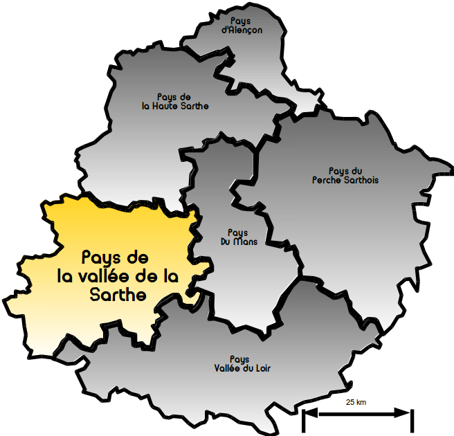 Carte Vallée Sarthe